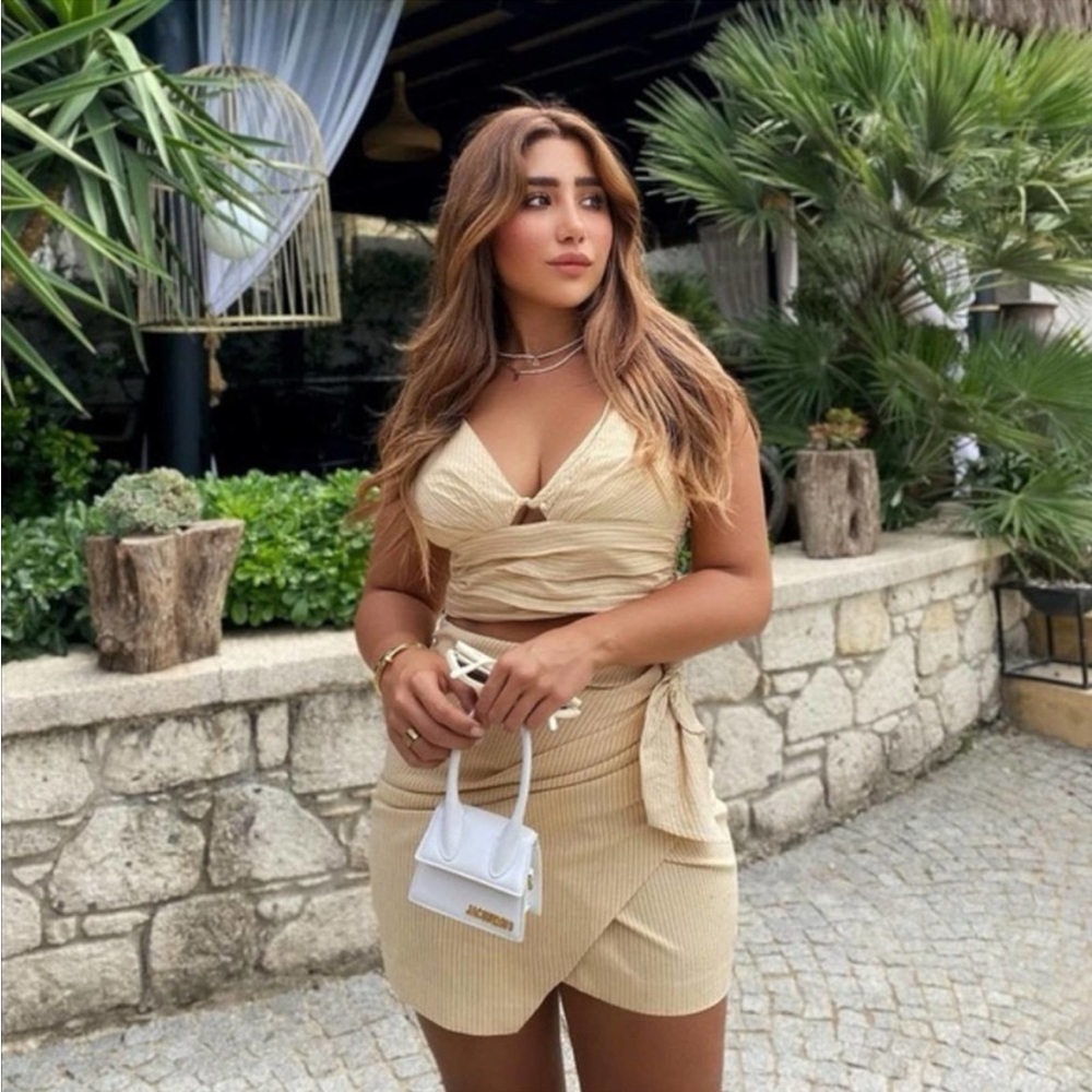 Zara Mini skirt and top set XS